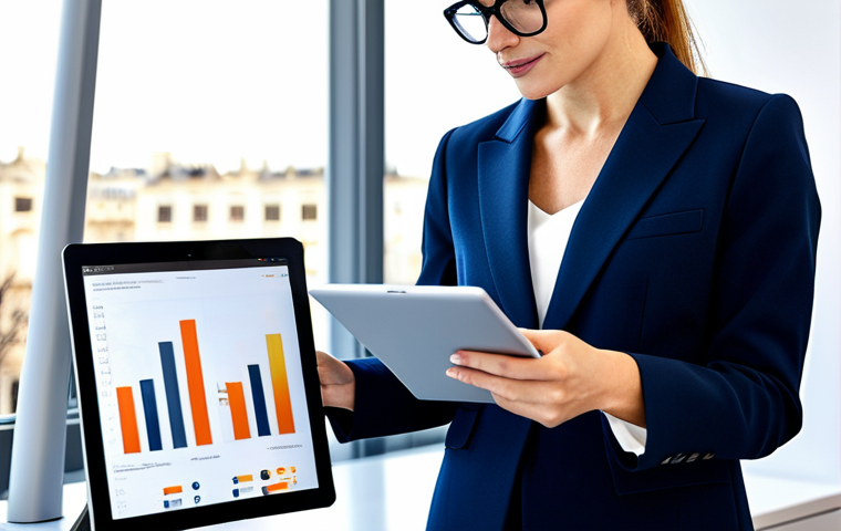 Businesswoman Analyzing Sponsorship Data**
"A professional businesswoman in a chic, *fully clothed* business suit, reviewing charts and graphs on a tablet in a modern Parisian office. The graphs depict ROI and engagement metrics for a sponsored event, *safe for work*. Bright natural light, focused expression, perfect anatomy, correct proportions, well-formed hands, professional attire, *appropriate content*. High quality, digital art."
**