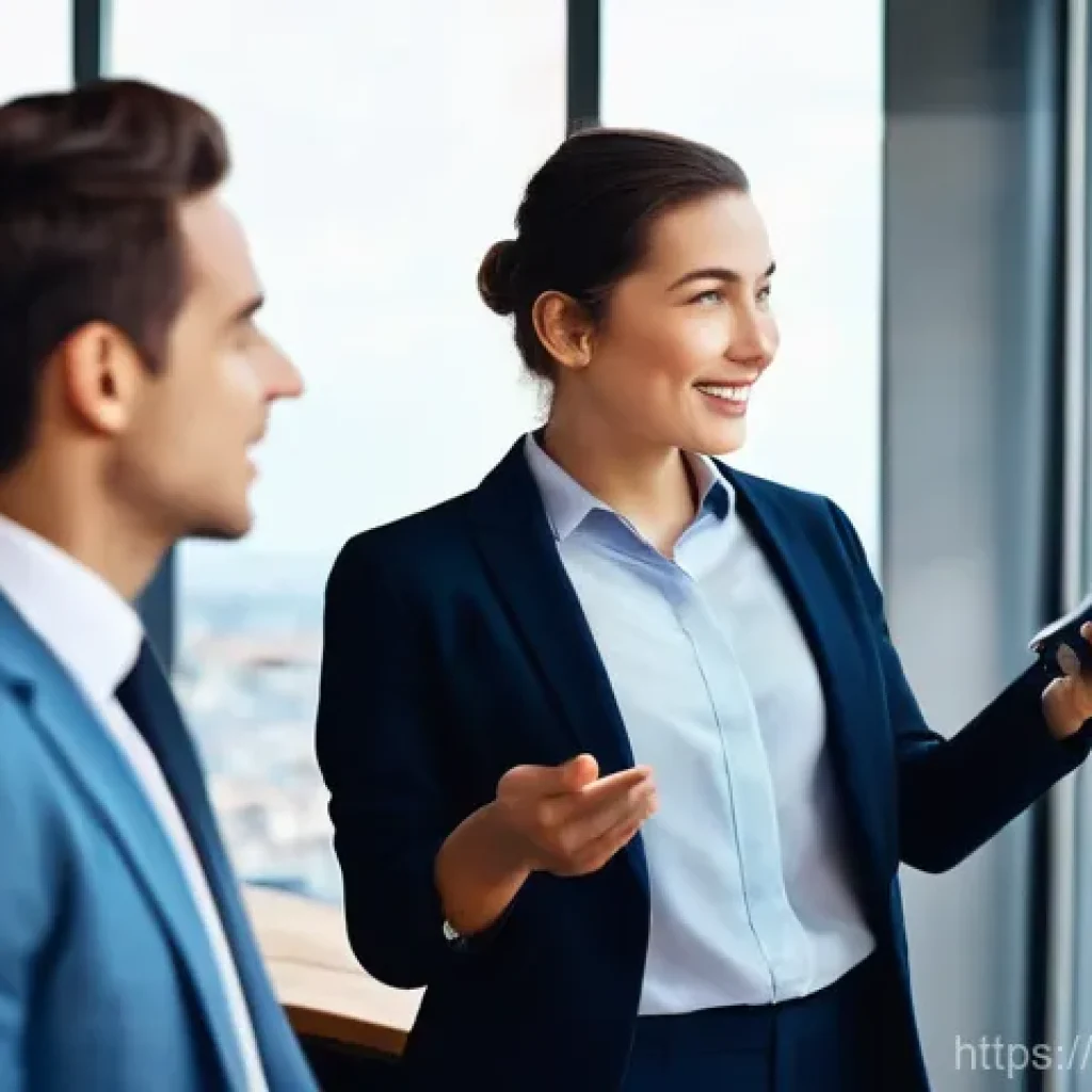스폰서십이 경력에 미치는 영향 - **Prompt 1: The Mentorship Moment - Unsuspected Career Accelerator**
"A bright, modern co-workin...